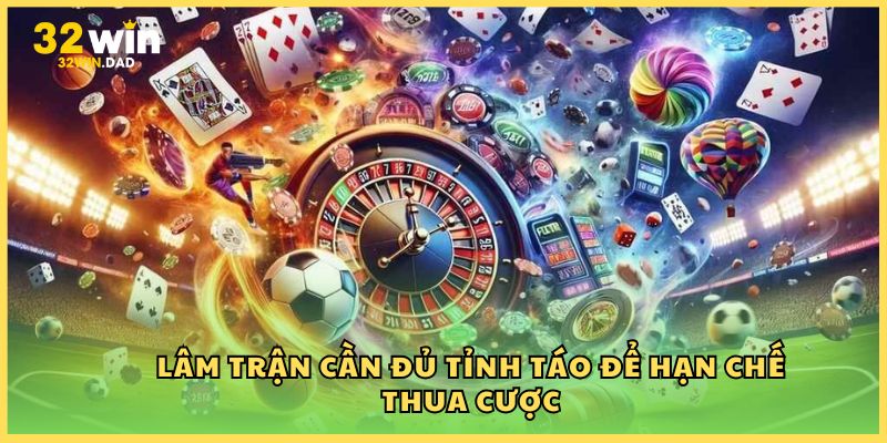 Lâm trận cần đủ tỉnh táo để hạn chế thua cược